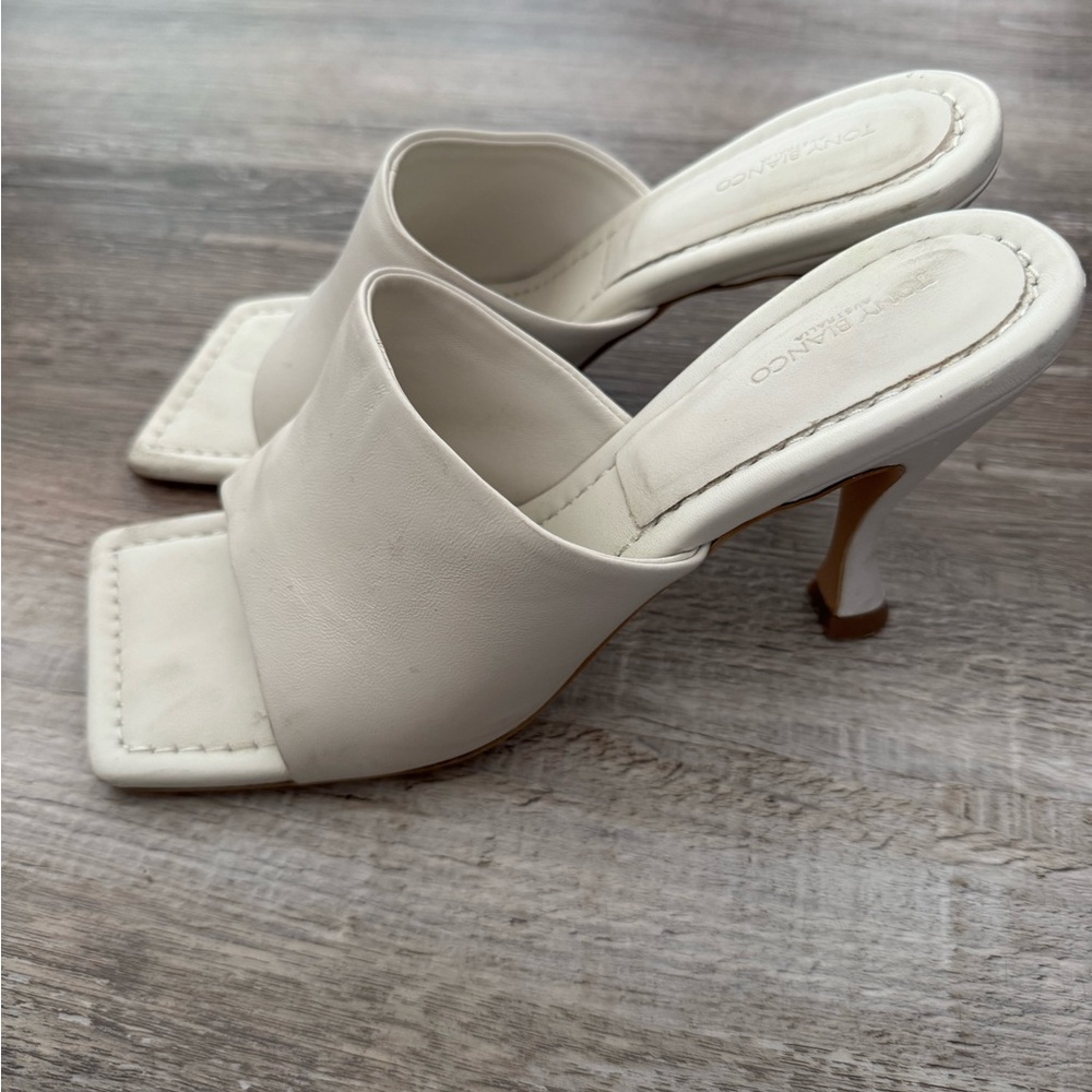 Tony Bianco Lava Sandal in Dove Nappa - size 8 from revolve